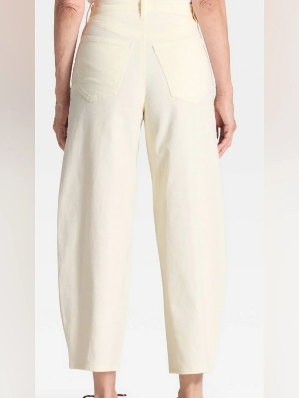 Universal Thread Cream Corduroy Wide-Leg Pants C383 - Picture 2 of 7